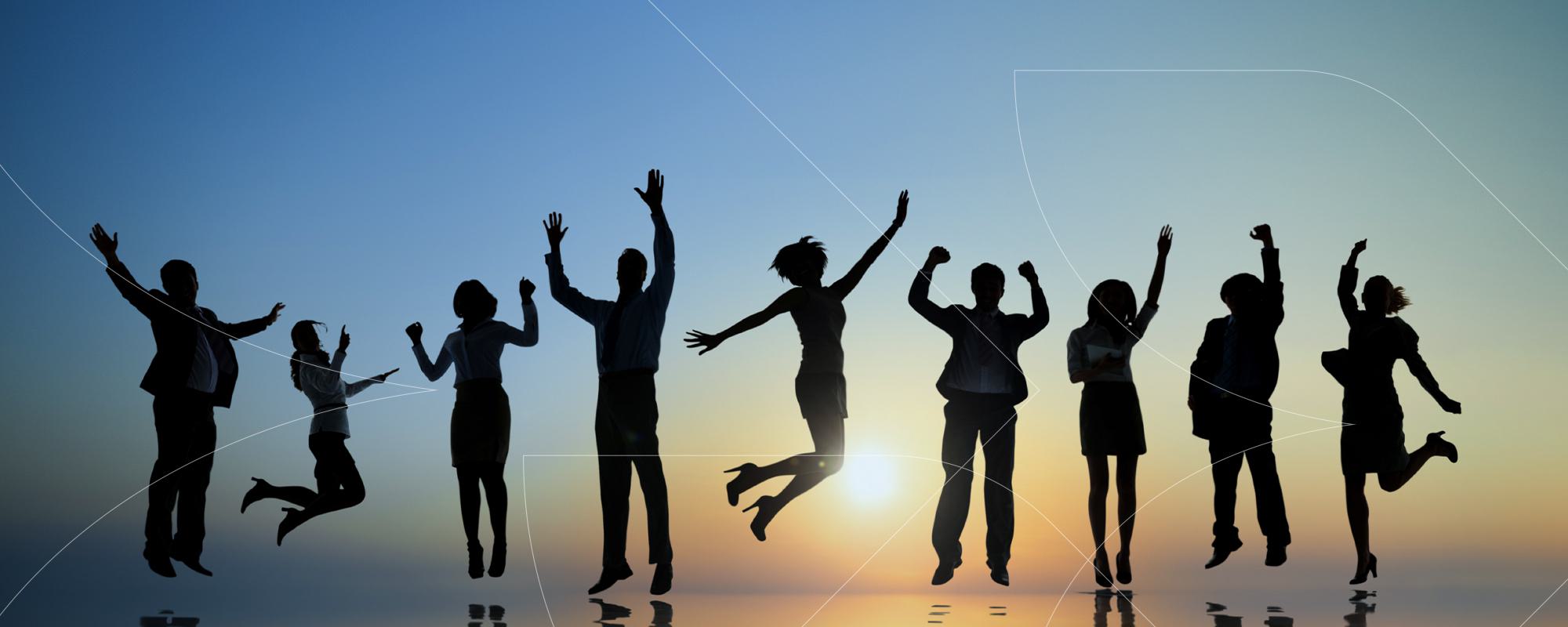 people jumping