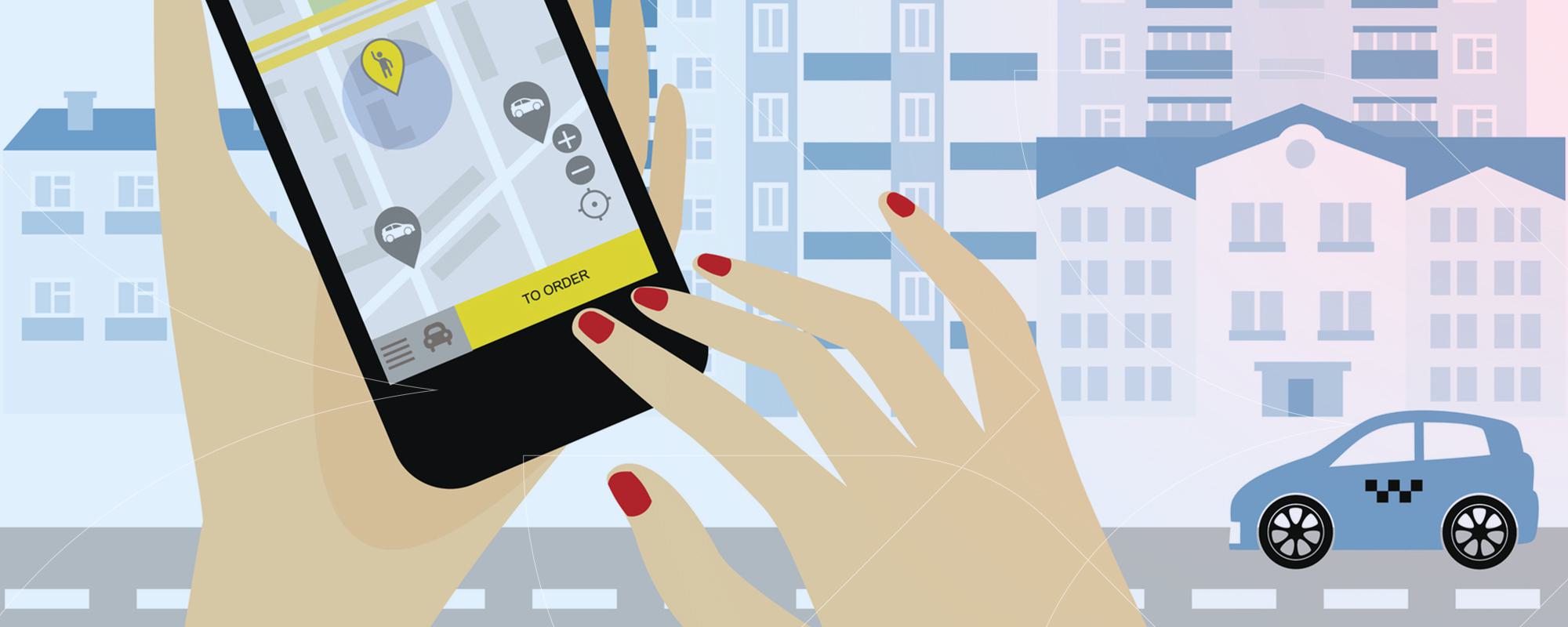 graphic of using phone