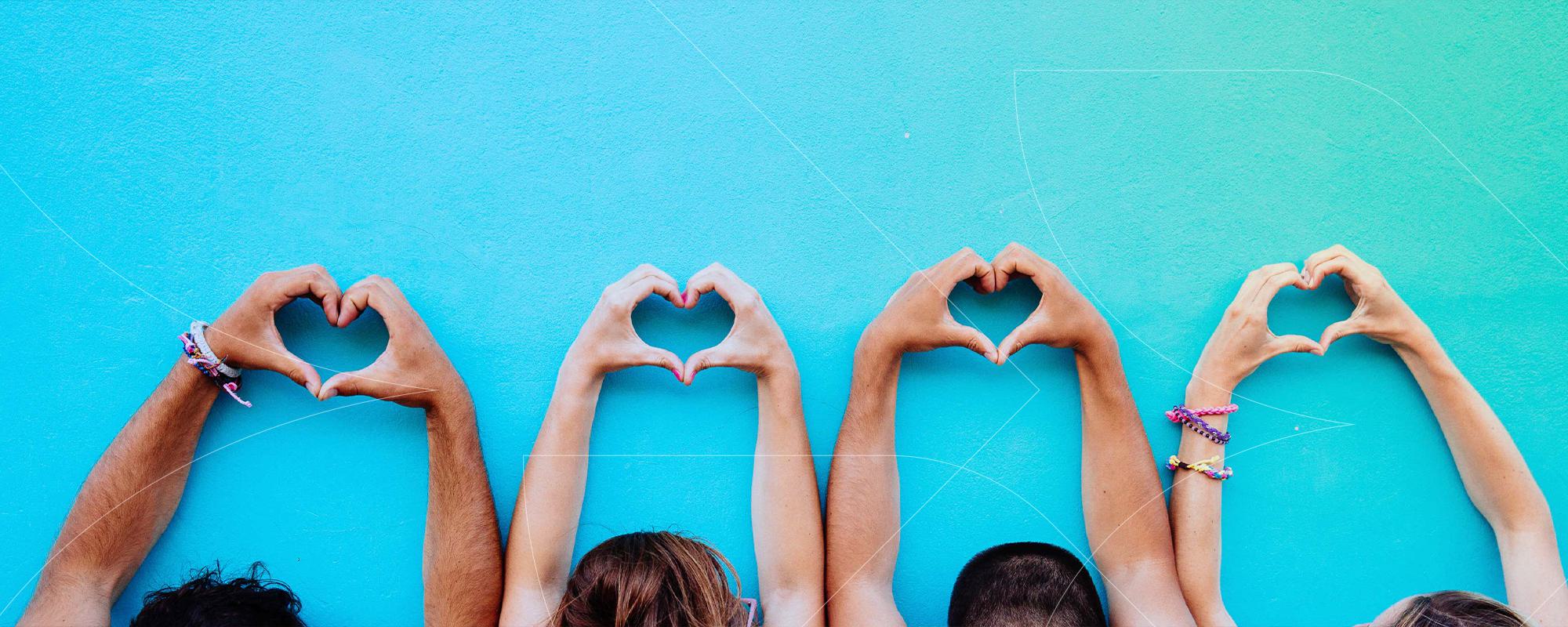 hand hearts
