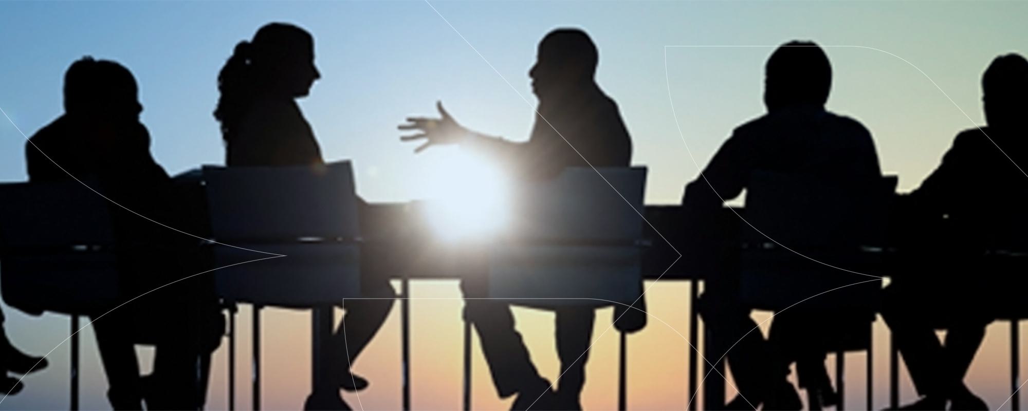 people talking
