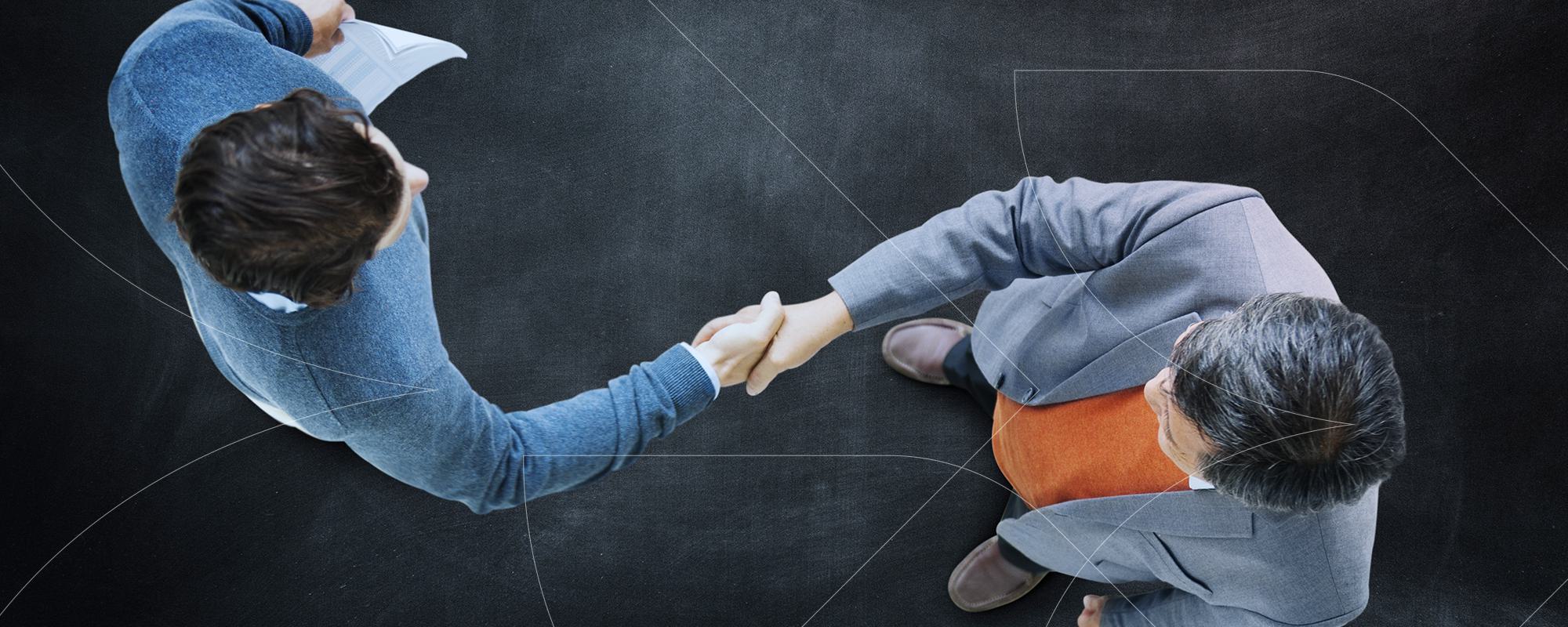 shaking hands