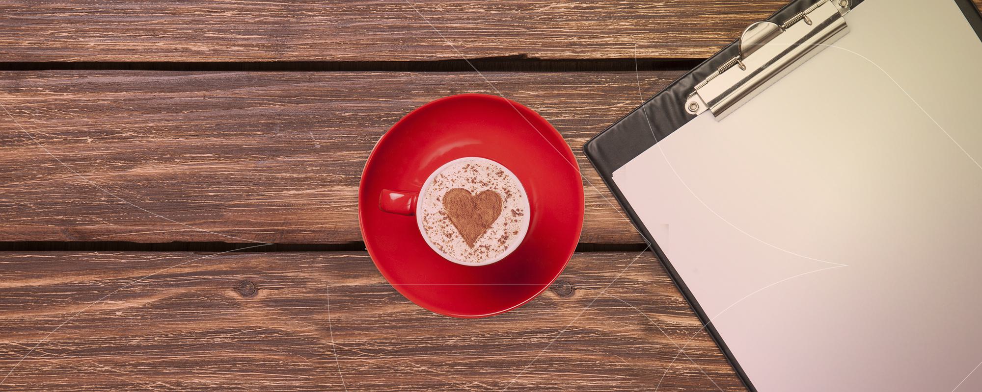 coffee heart