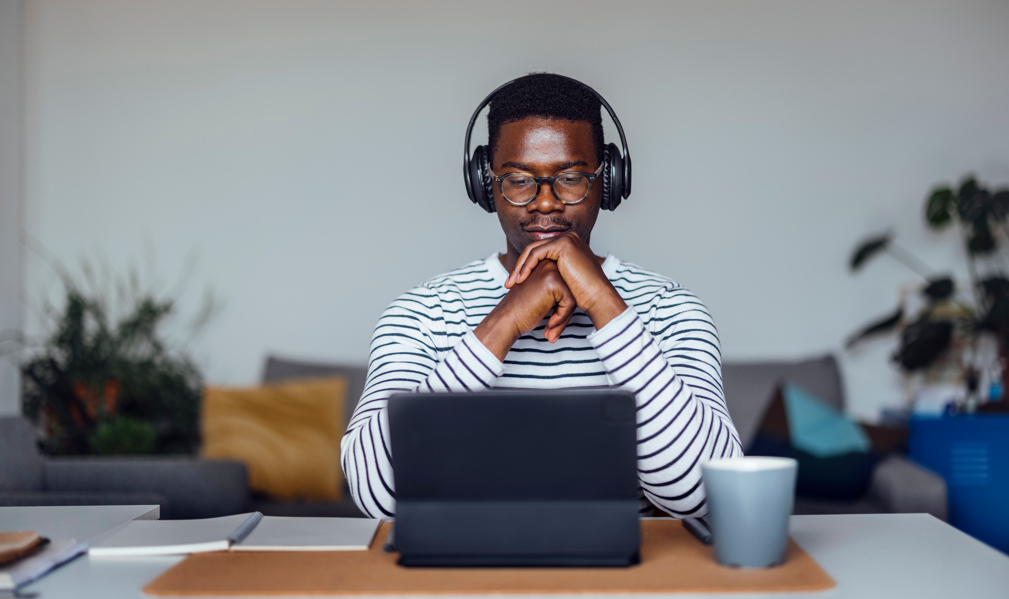 person at computer