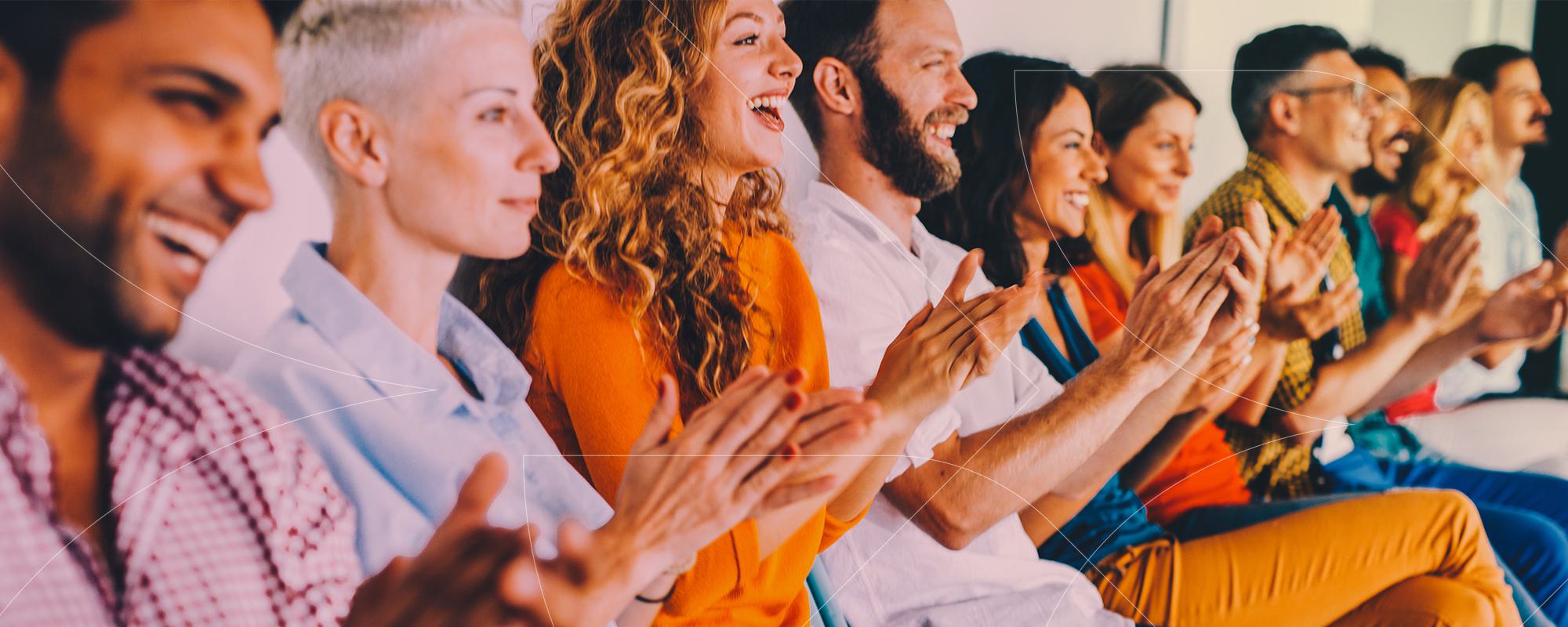 group clapping hands