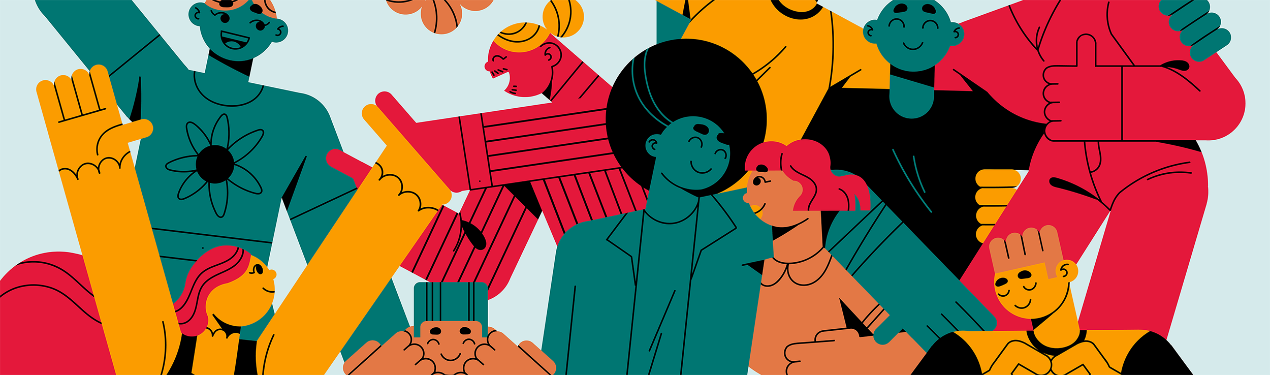 group of people graphic
