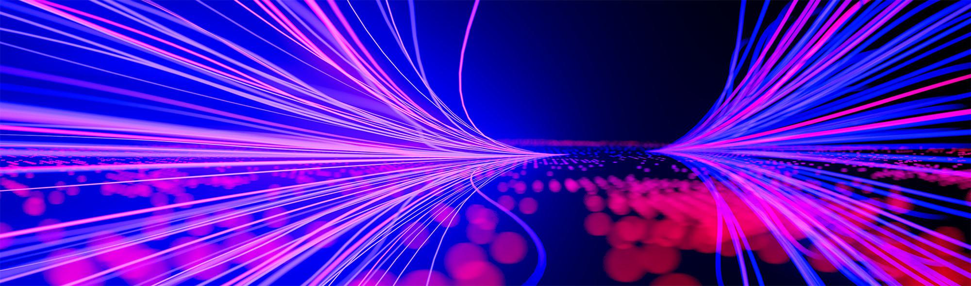 Ai image of colorful lines