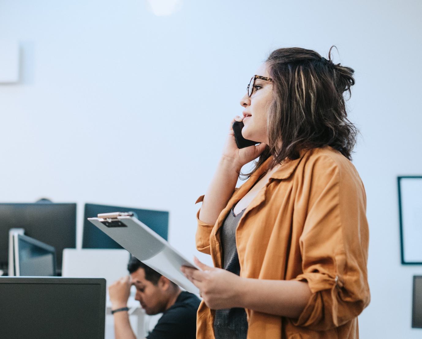 Women on the phone